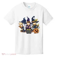 Halloween Witch Gnomes Kids T-Shirt thumb 0