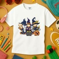 Halloween Witch Gnomes Kids T-Shirt thumb 3