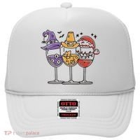 Holidays Wine Glasses Festive Hat thumb 0