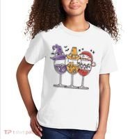 Holidays Wine Glasses Festive Kids T-Shirt thumb 2