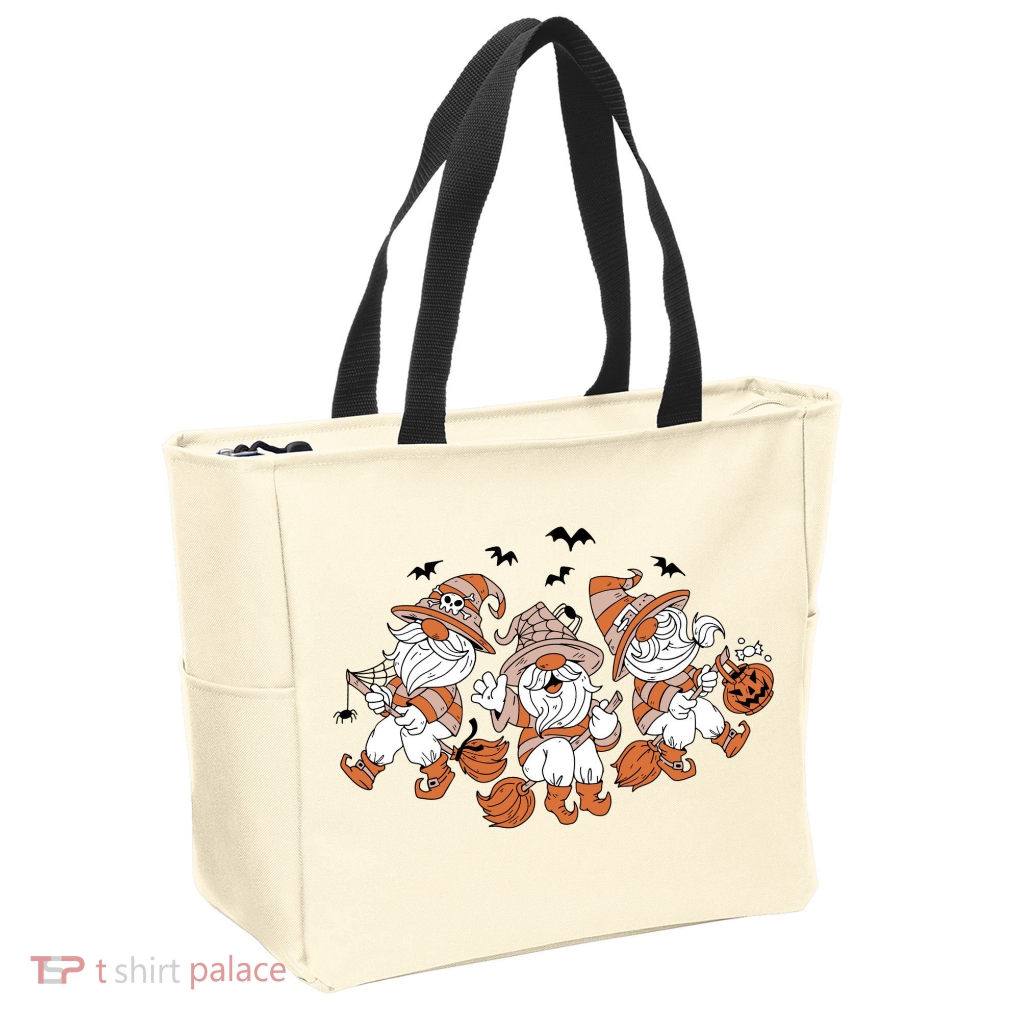 Halloween Witchy Gnomes Holiday Tote Bag