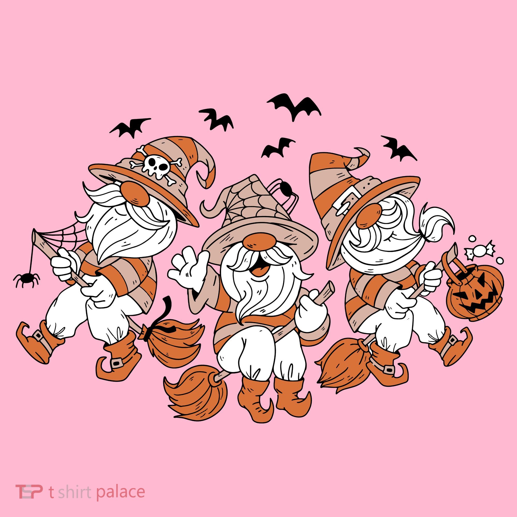 Halloween Witchy Gnomes Holiday Coaster
