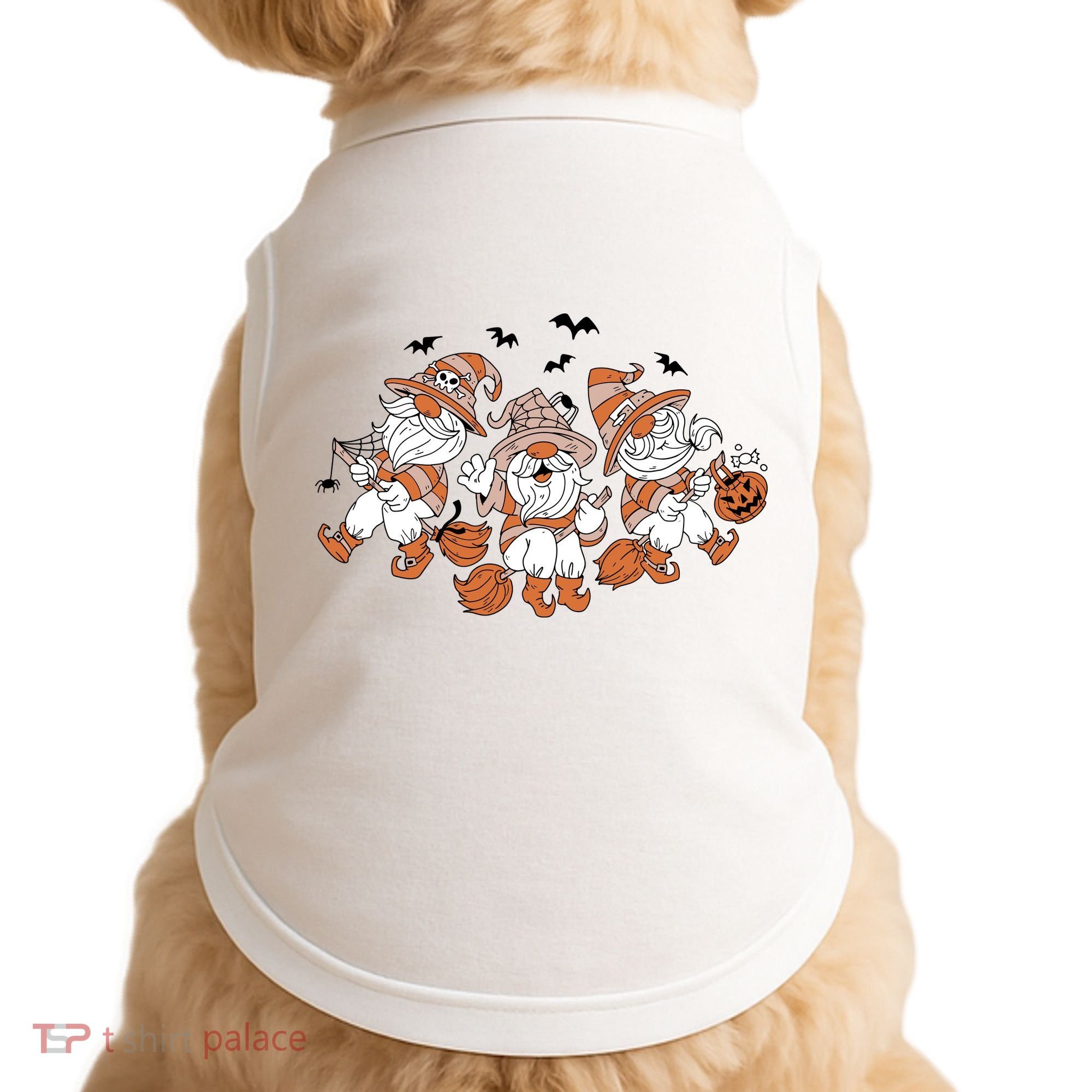 Halloween Witchy Gnomes Holiday Doggie Tank