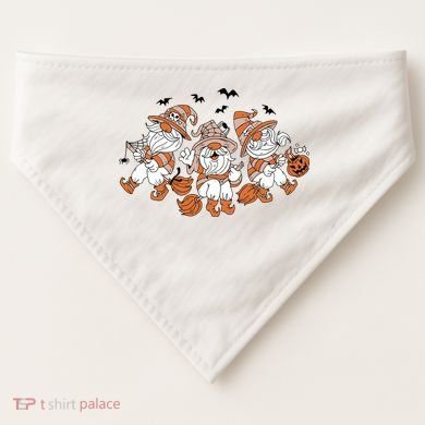 Halloween Witchy Gnomes Holiday USA-Made Doggie Bandana