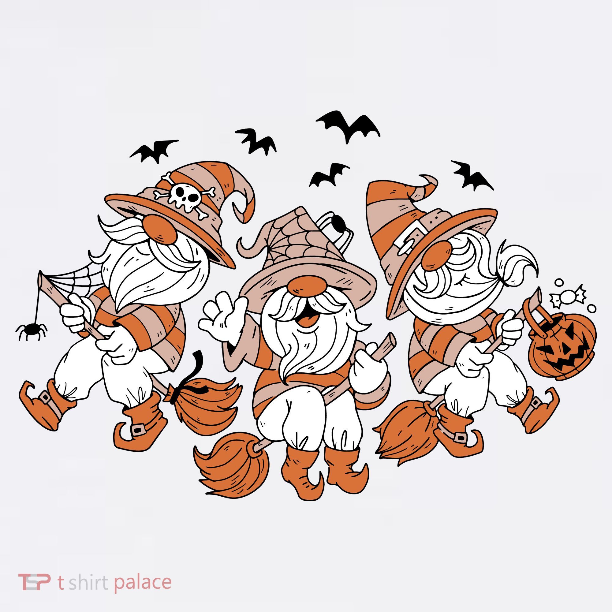 Halloween Witchy Gnomes Holiday Hoodie