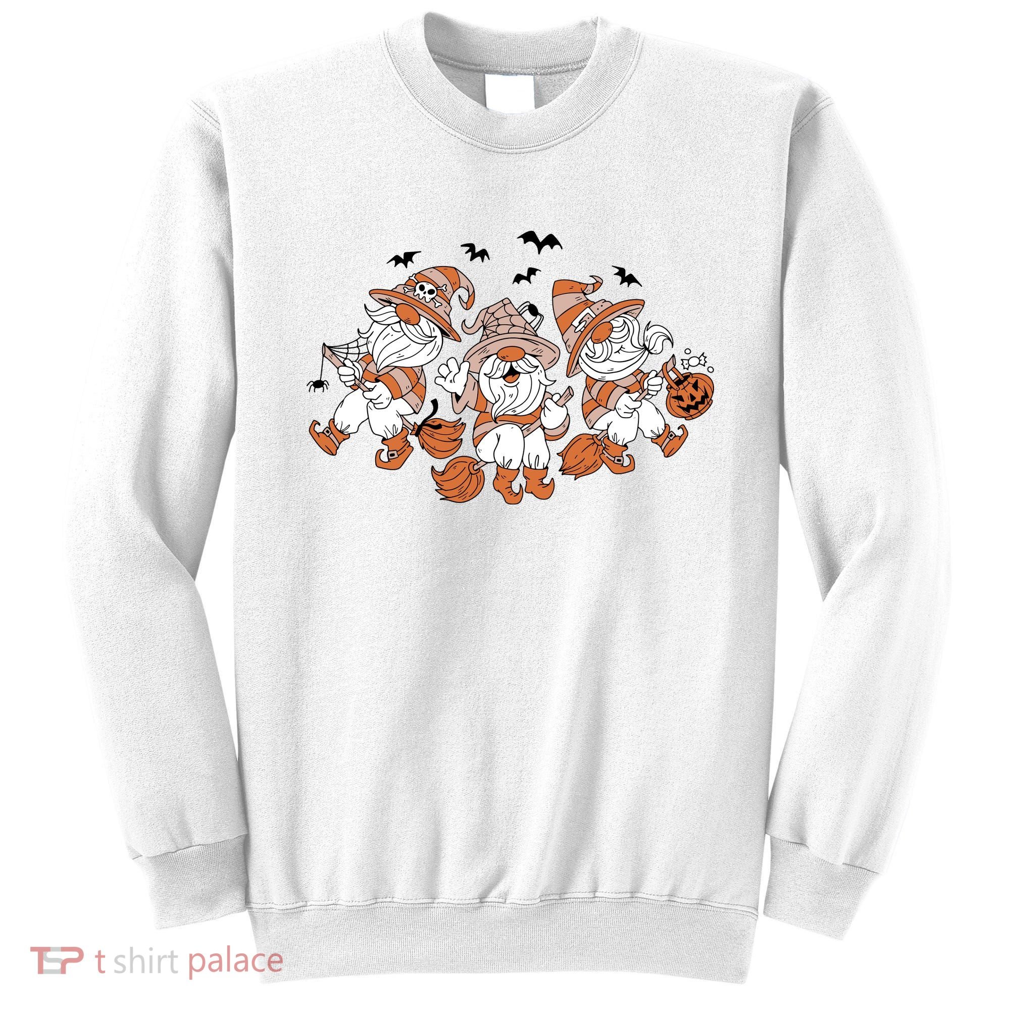Halloween Witchy Gnomes Holiday Sweatshirt