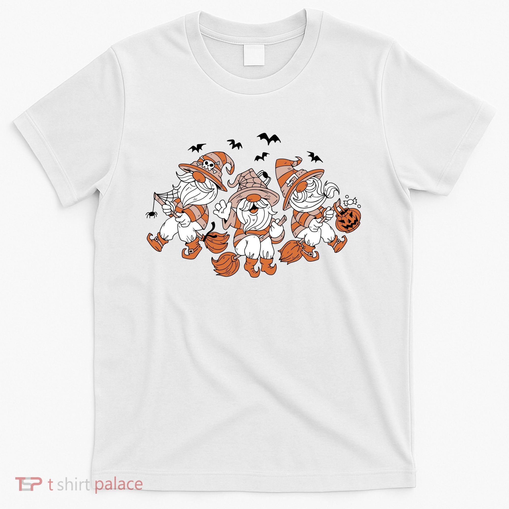 Halloween Witchy Gnomes Holiday T-Shirt