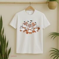 Halloween Witchy Gnomes Holiday T-Shirt thumb 2