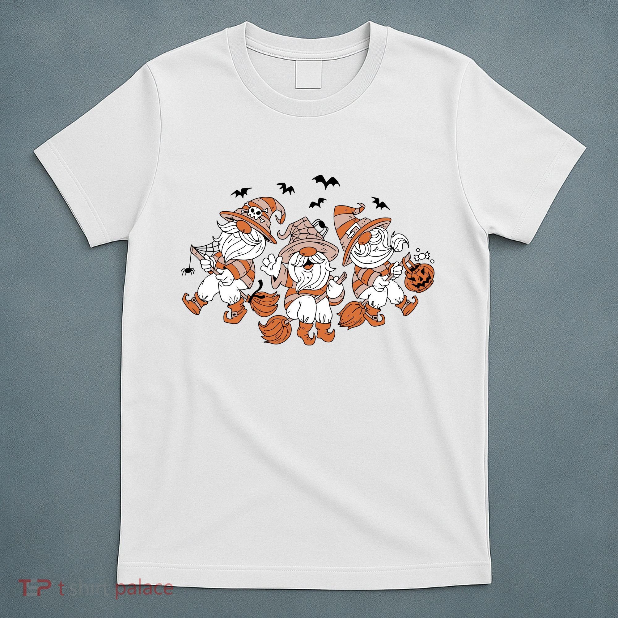 Halloween Witchy Gnomes Holiday T-Shirt