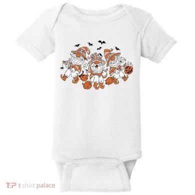 Halloween Witchy Gnomes Holiday Baby Bodysuit