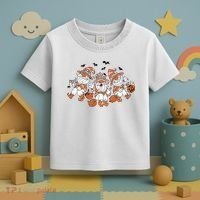 Halloween Witchy Gnomes Holiday Toddler T-Shirt thumb 3