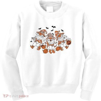 Halloween Witchy Gnomes Holiday Kids Sweatshirt