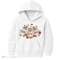Halloween Witchy Gnomes Holiday Kids Hoodie thumb 0