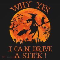 Halloween Witch Gifts: Spooky Stick-Driving Delights Hoodie thumb 2