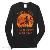 Halloween Witch Gifts: Spooky Stick-Driving Delights Long Sleeve Shirt thumb 0