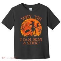Halloween Witch Gifts: Spooky Stick-Driving Delights Toddler T-Shirt thumb 0
