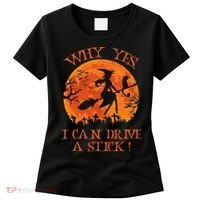 Halloween Witch Gifts: Spooky Stick-Driving Delights Women's T-Shirt thumb 0