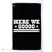 Here We Go Dallas Football Golf Towel thumb 0