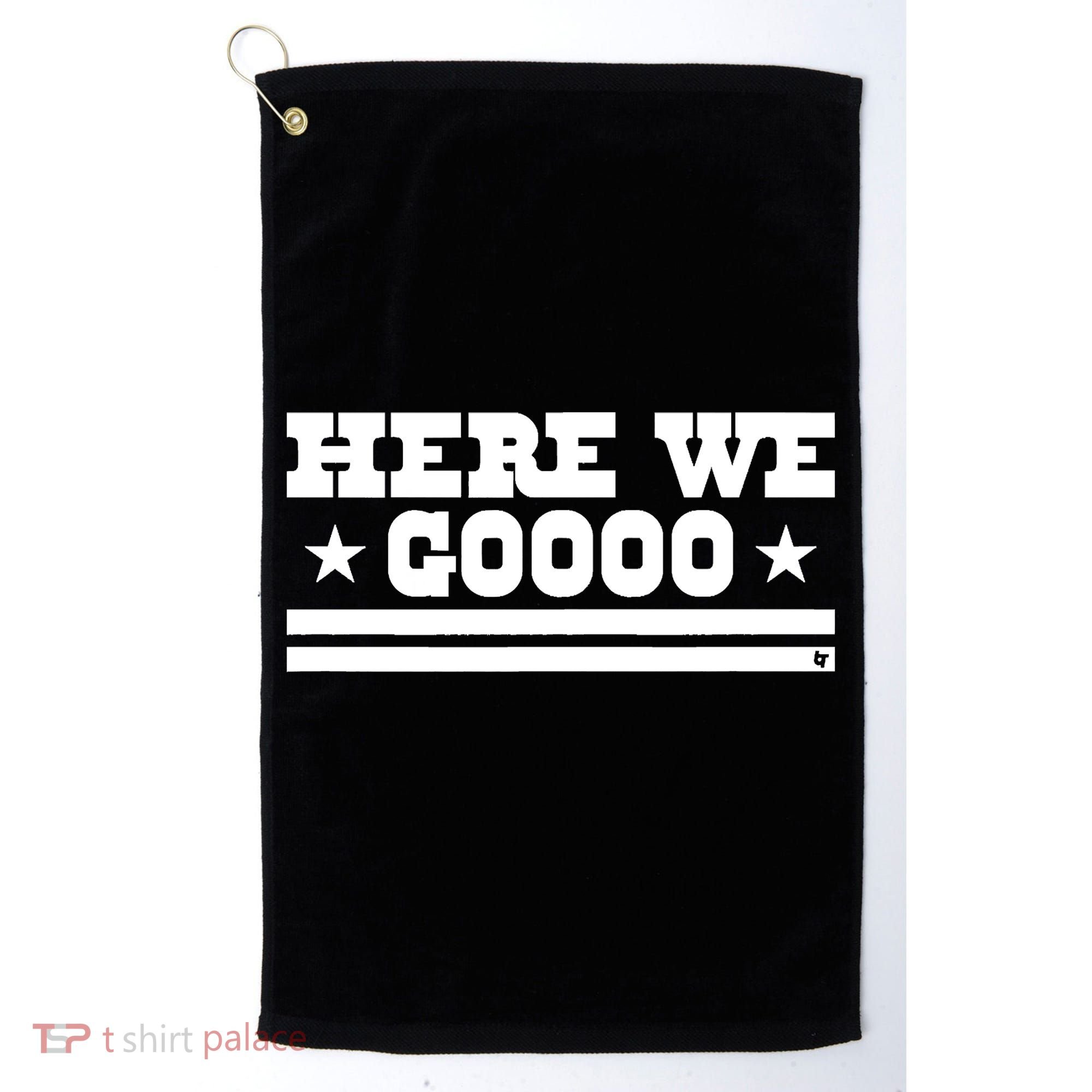 Here We Go Dallas Football Golf Towel