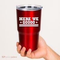 Here We Go Dallas Football Tumbler thumb 2