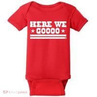 Here We Go Dallas Football Baby Bodysuit thumb 0