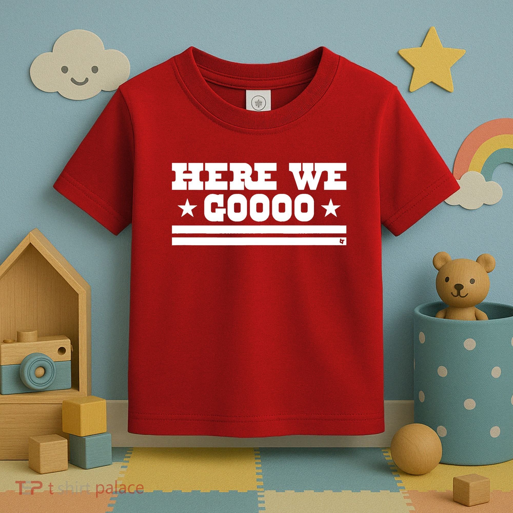 Here We Go Dallas Football Toddler T-Shirt