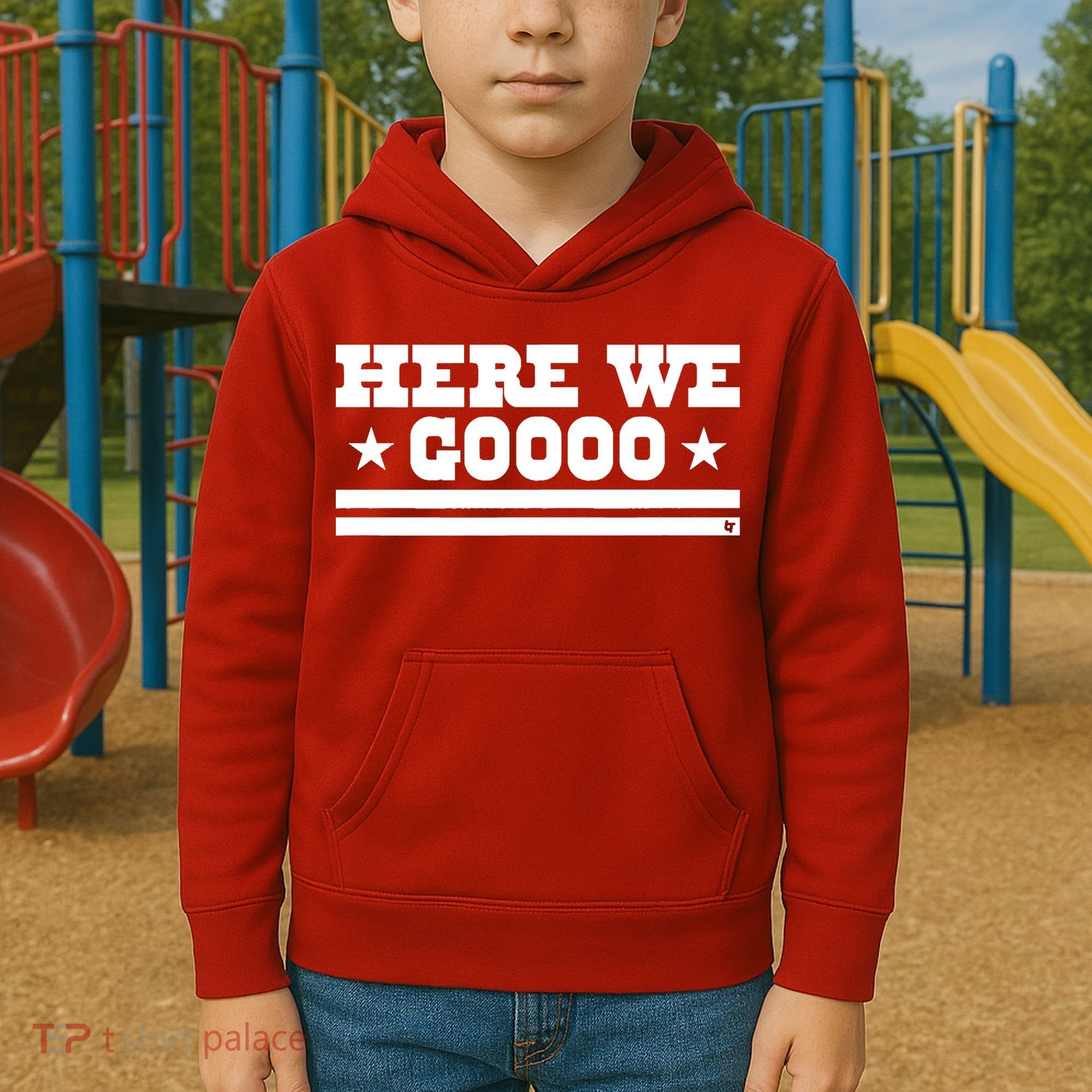 Here We Go Dallas Football Kids Hoodie