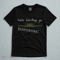 Hehe Warthog Go Brrrrrrrrt A 10 Thunderbolt Ii Military Jet T-Shirt thumb 5