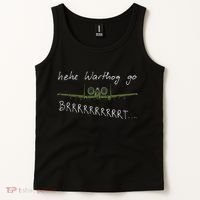 Hehe Warthog Go Brrrrrrrrt A 10 Thunderbolt Ii Military Jet Tank Top thumb 2