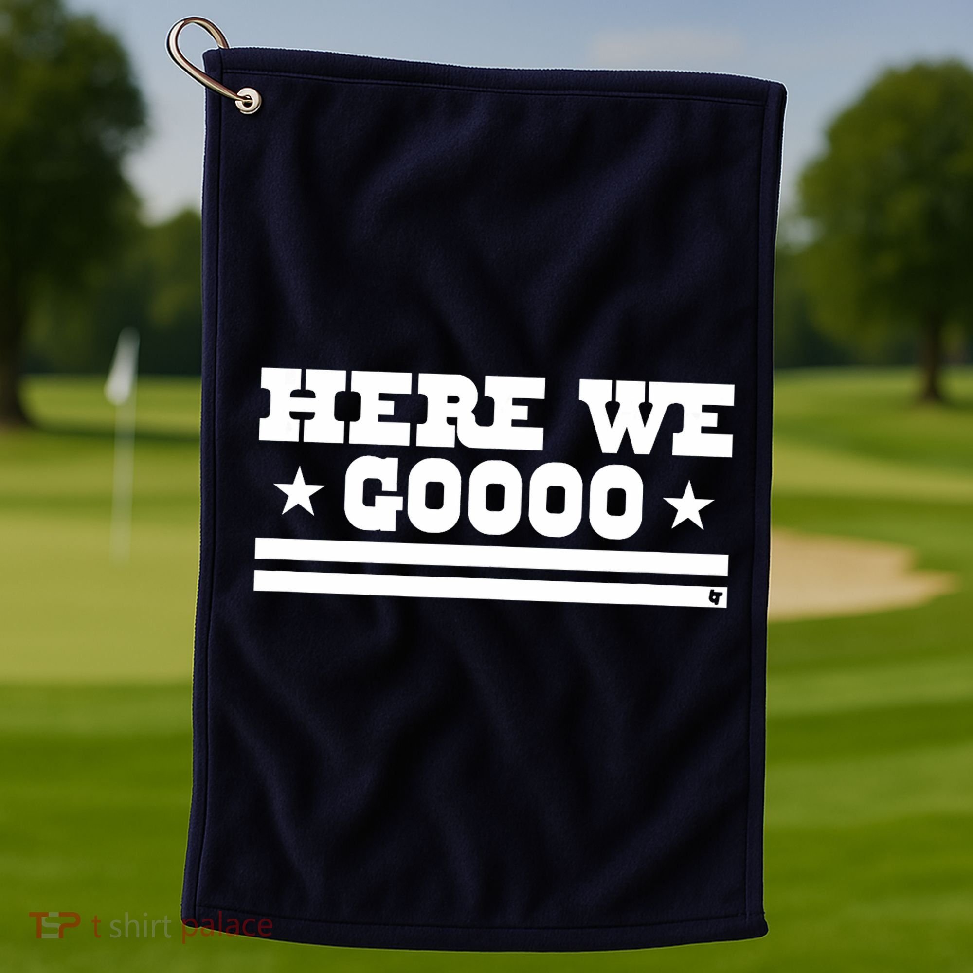 Here We Go Dallas Football Golf Towel
