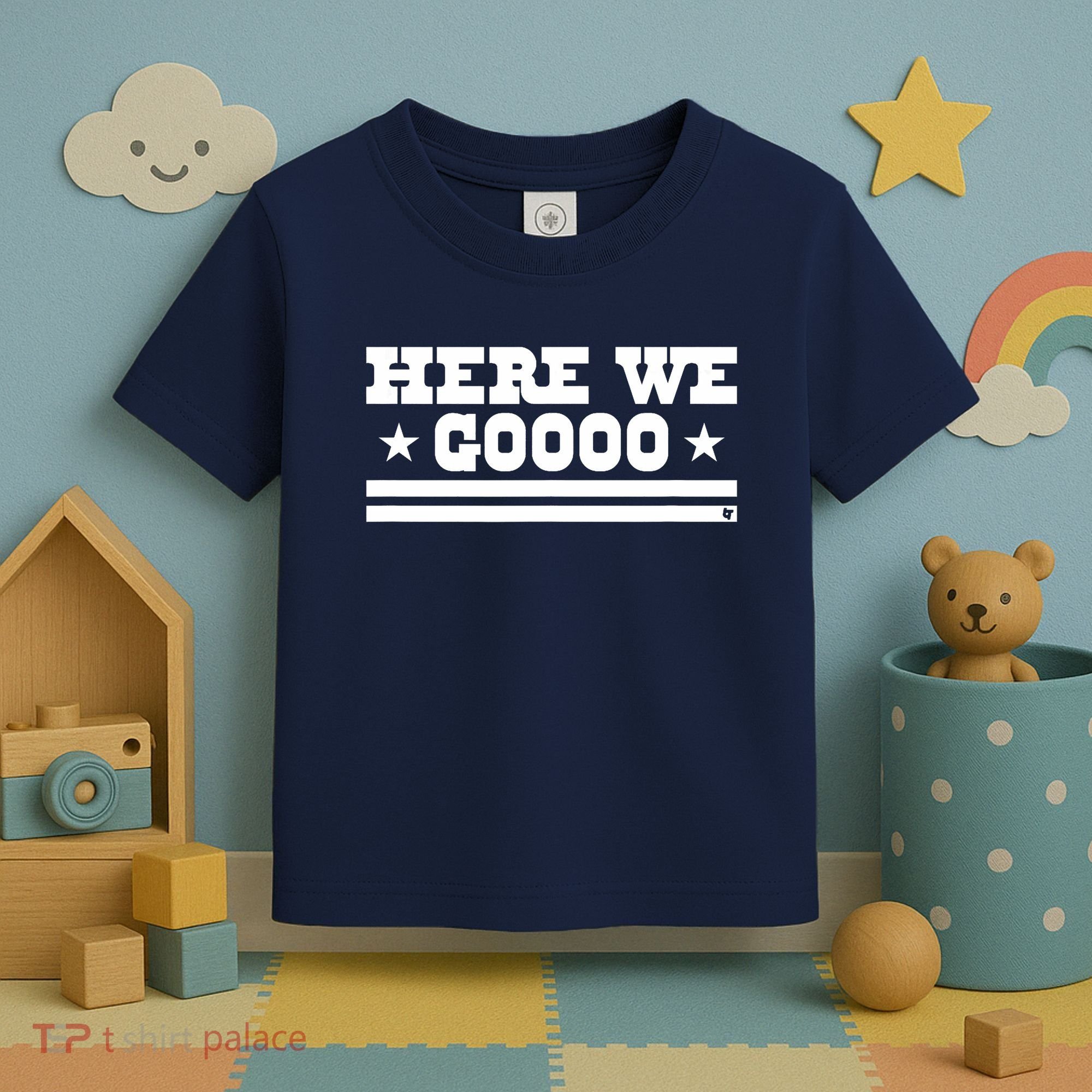 Here We Go Dallas Football Toddler T-Shirt