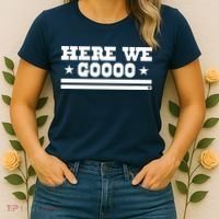Here We Go Dallas Football Women's T-Shirt thumb 2