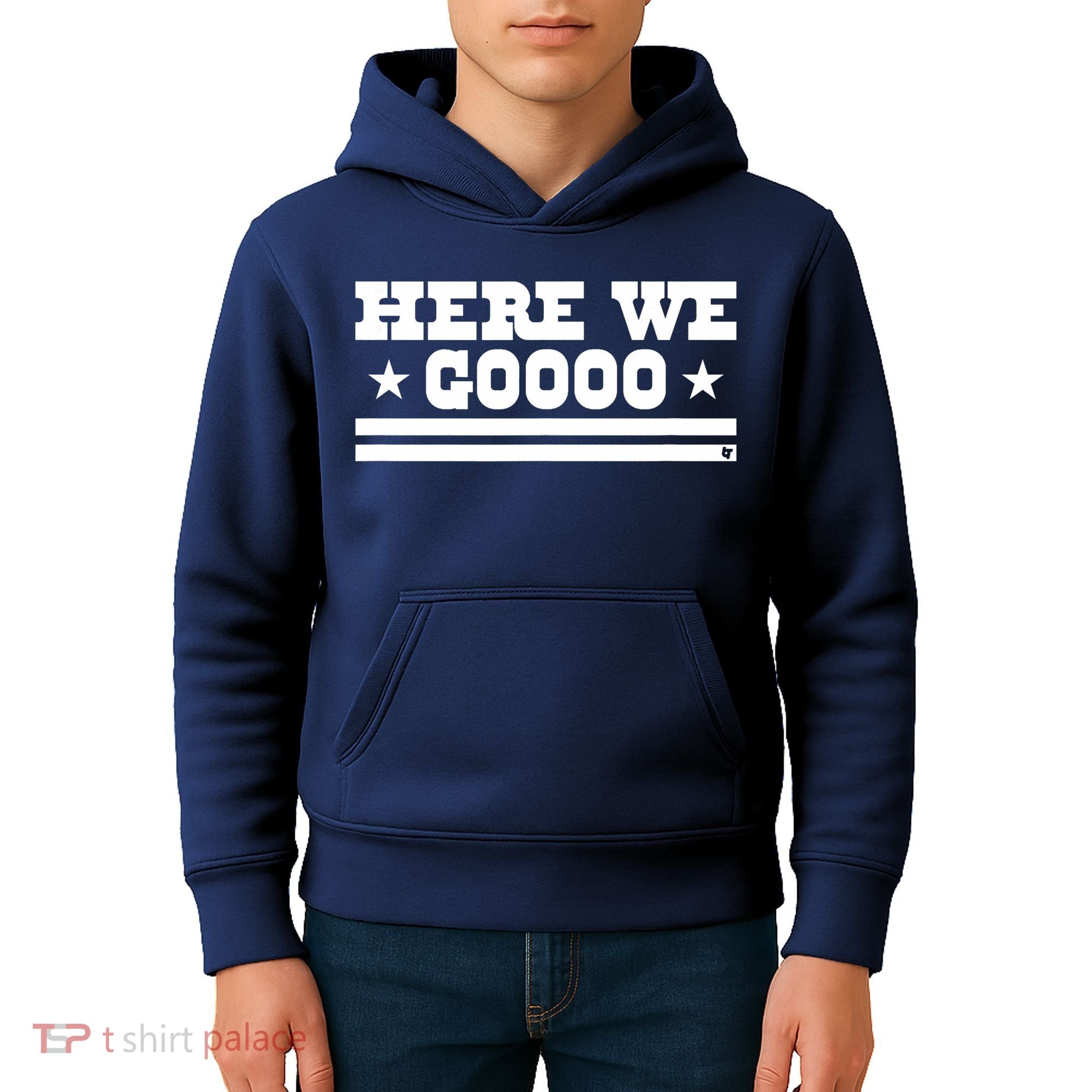 Here We Go Dallas Football Kids Hoodie