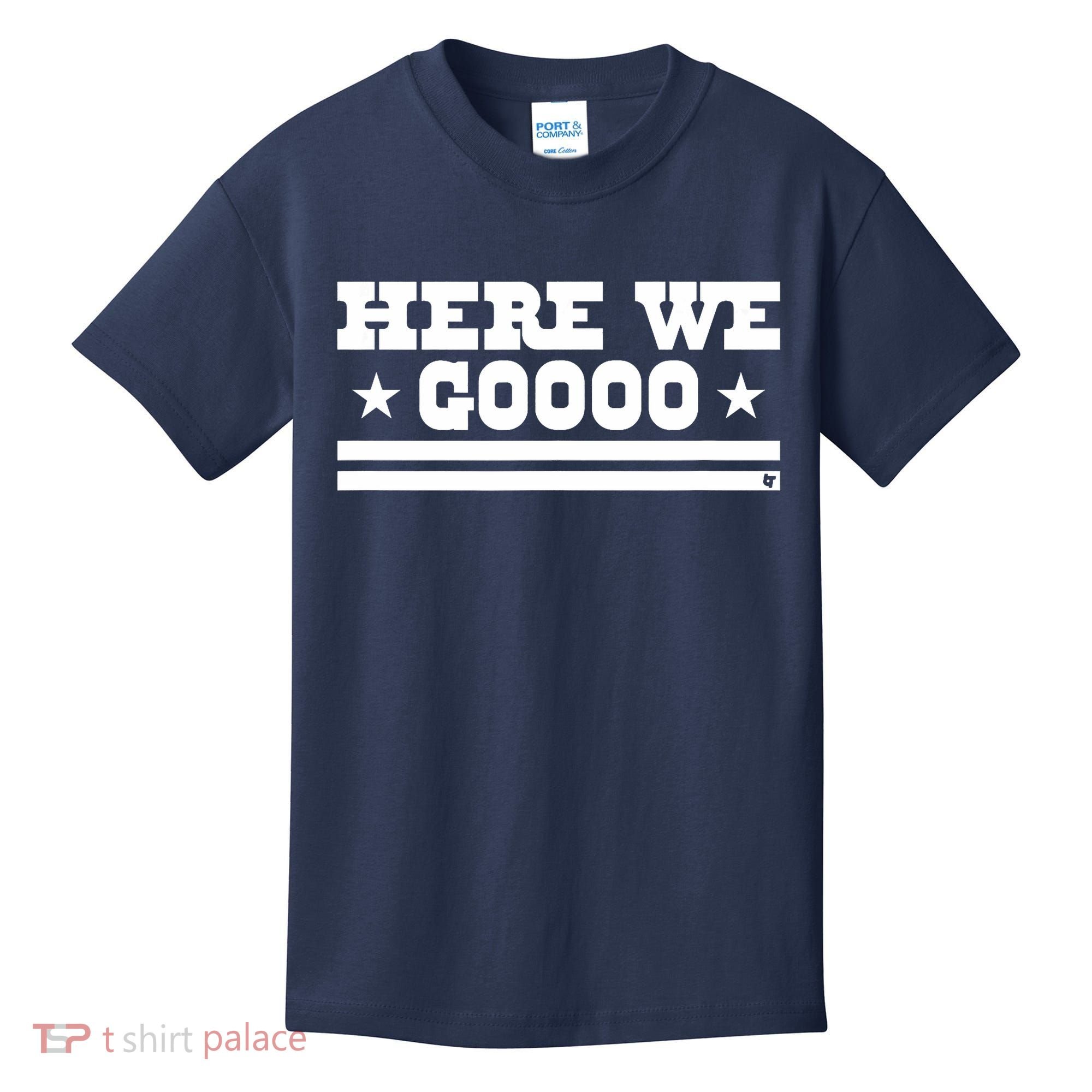 Here We Go Dallas Football Kids T-Shirt