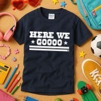 Here We Go Dallas Football Kids T-Shirt thumb 3