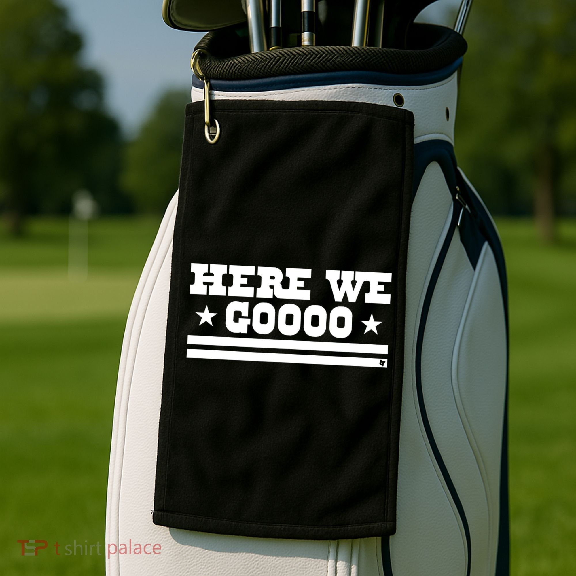 Here We Go Dallas Football Golf Towel