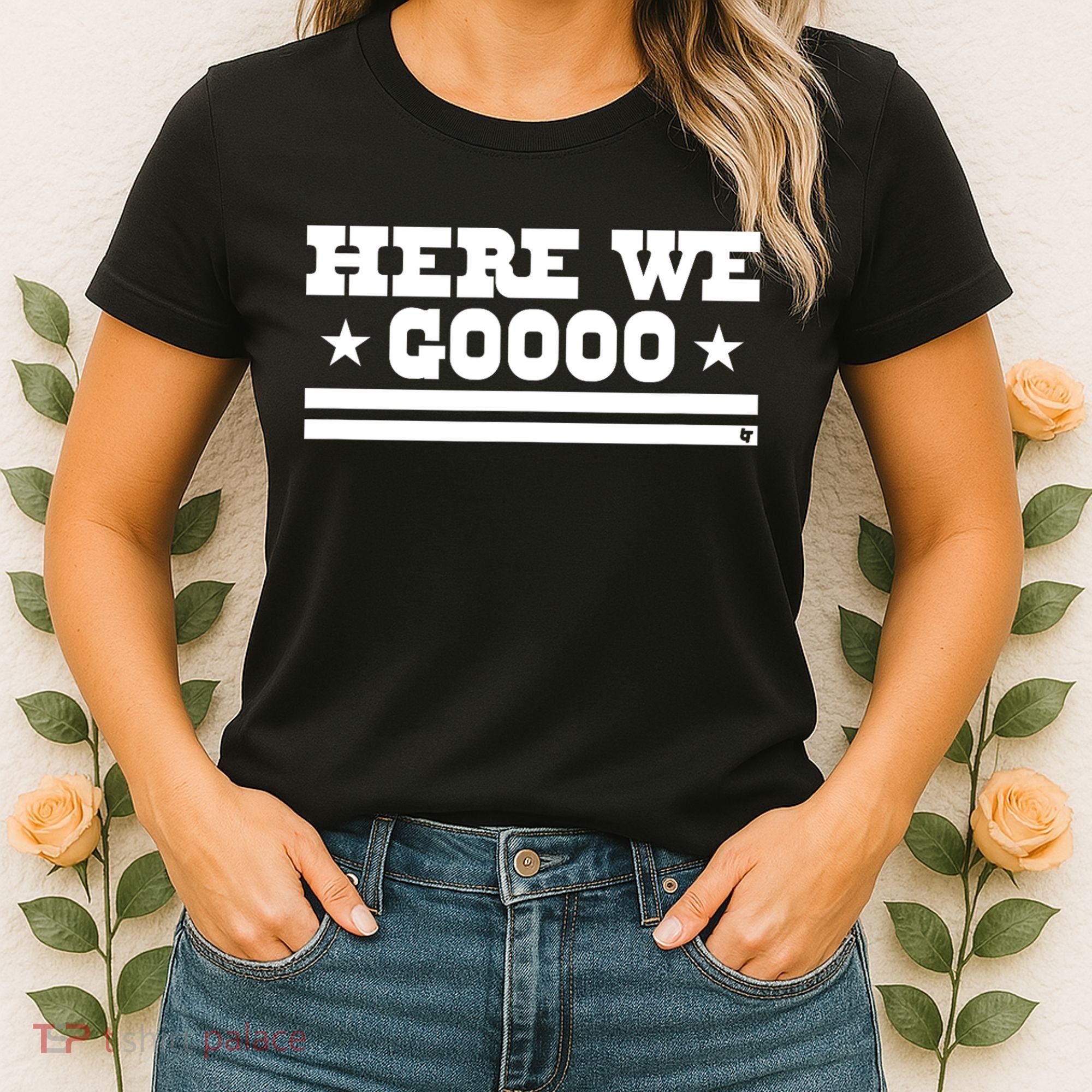 Here We Go Dallas Football Women's T-Shirt