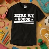 Here We Go Dallas Football Kids T-Shirt thumb 3