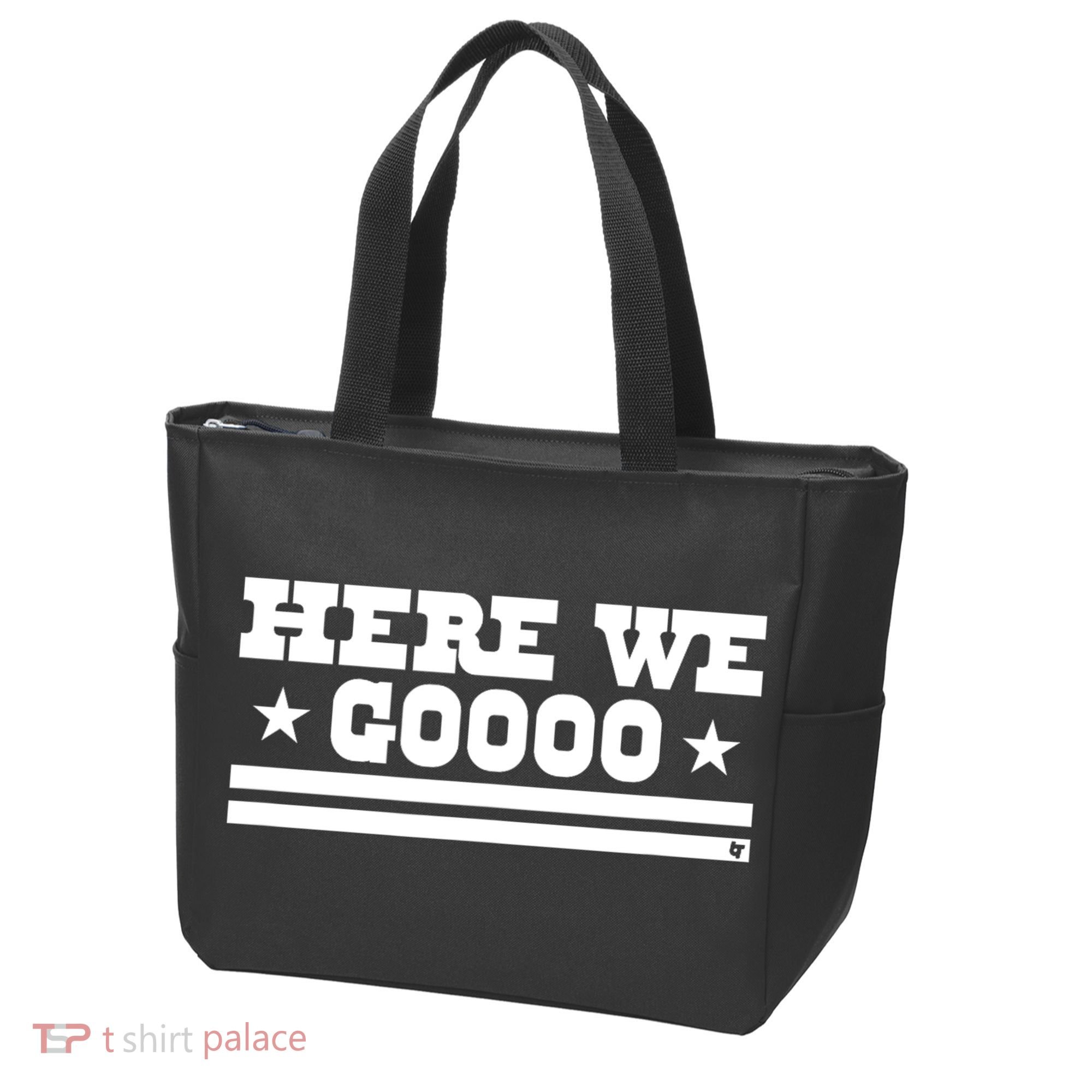 Here We Go Dallas Football Tote Bag