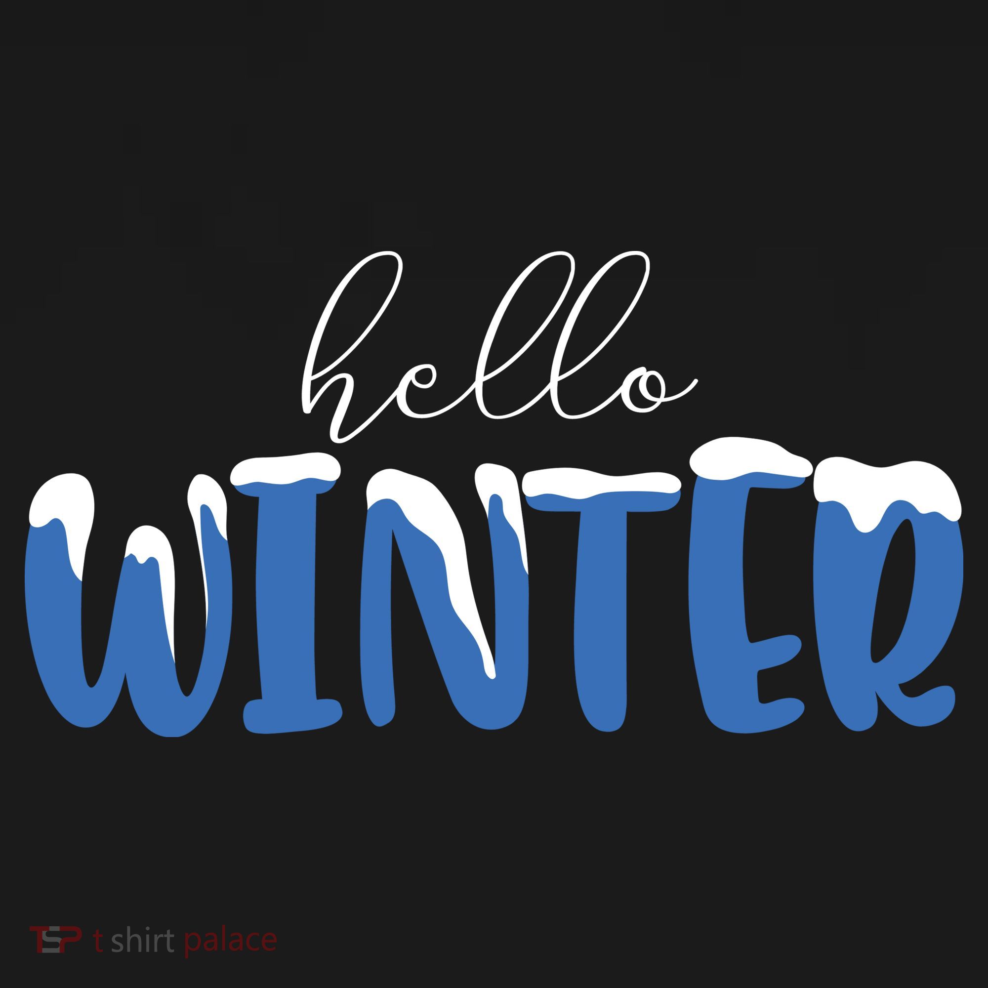Hello Winter Holiday Season Coaster
