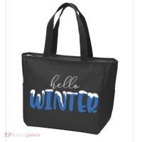 Hello Winter Holiday Season Tote Bag thumb 3