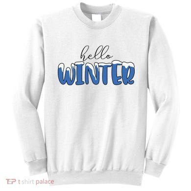 Hello Winter Holiday Season Sweatshirt