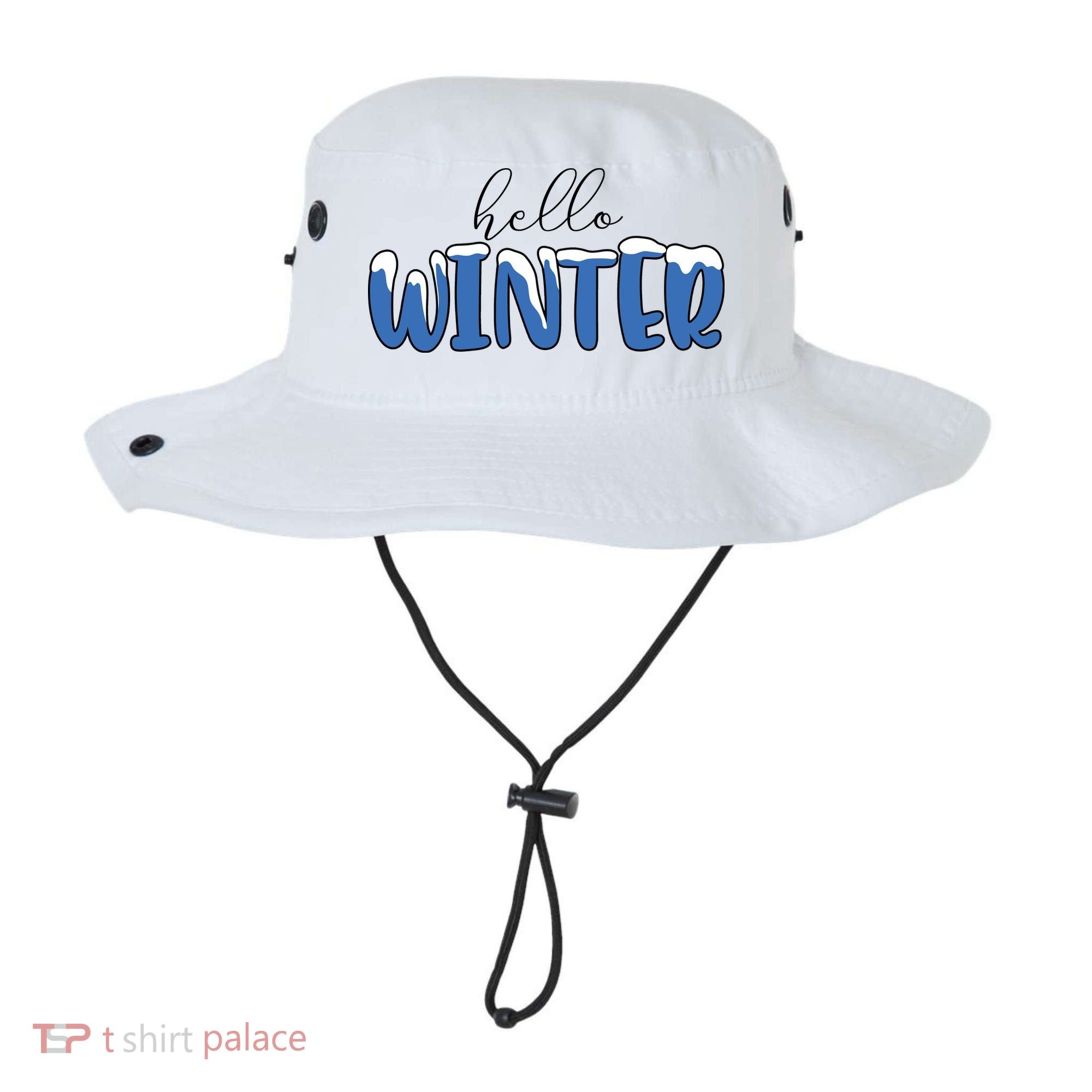 Hello Winter Holiday Season Bucket Hat