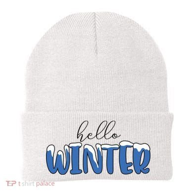 Hello Winter Holiday Season Beanie