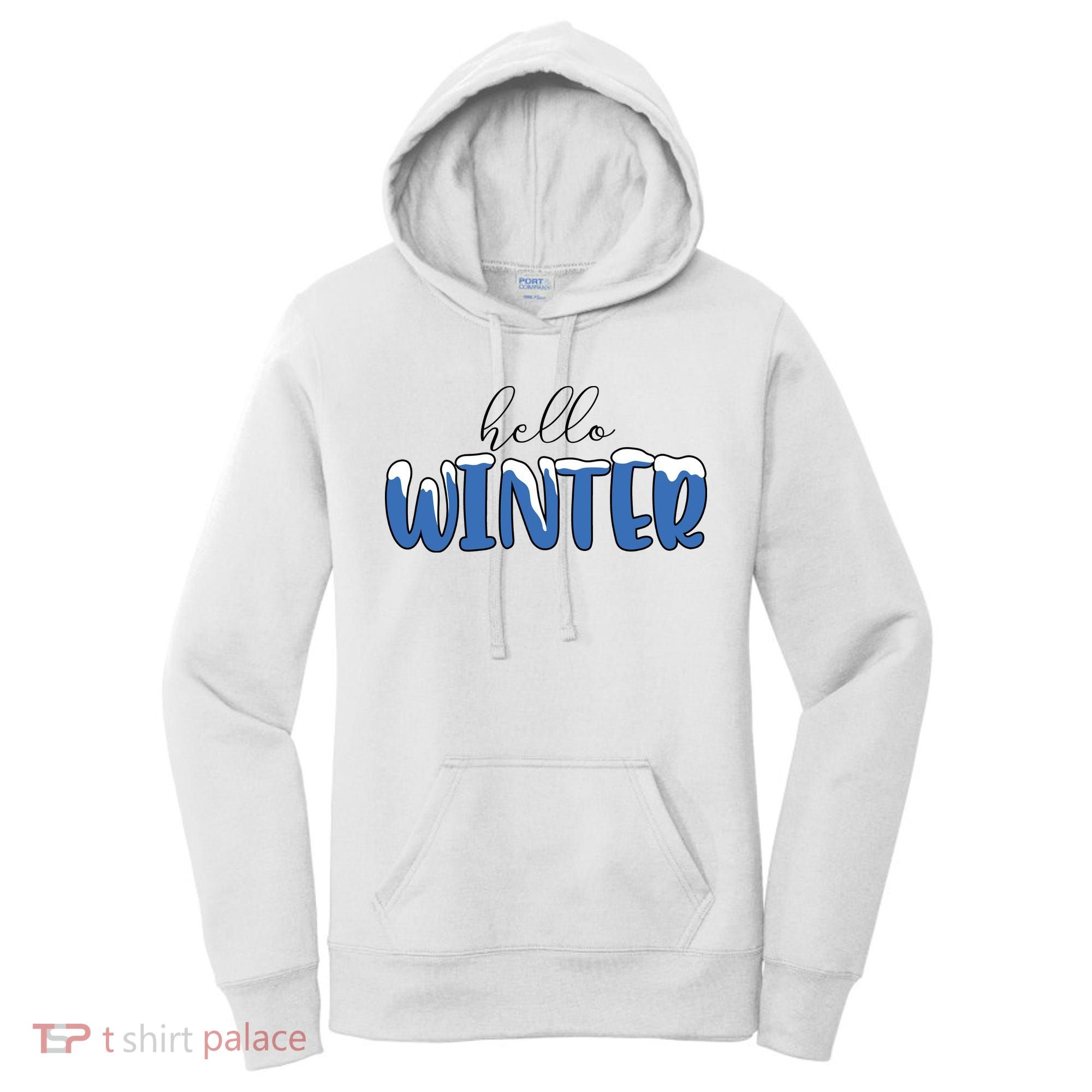 Hello Winter Holiday Season Women's Hoodie