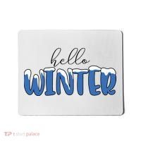 Hello Winter Holiday Season Mousepad thumb 0