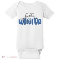Hello Winter Holiday Season Baby Bodysuit thumb 0