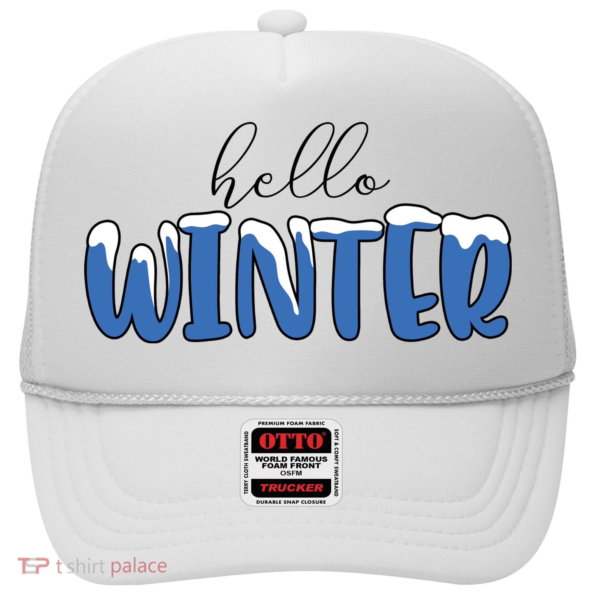 Hello Winter Holiday Season Hat