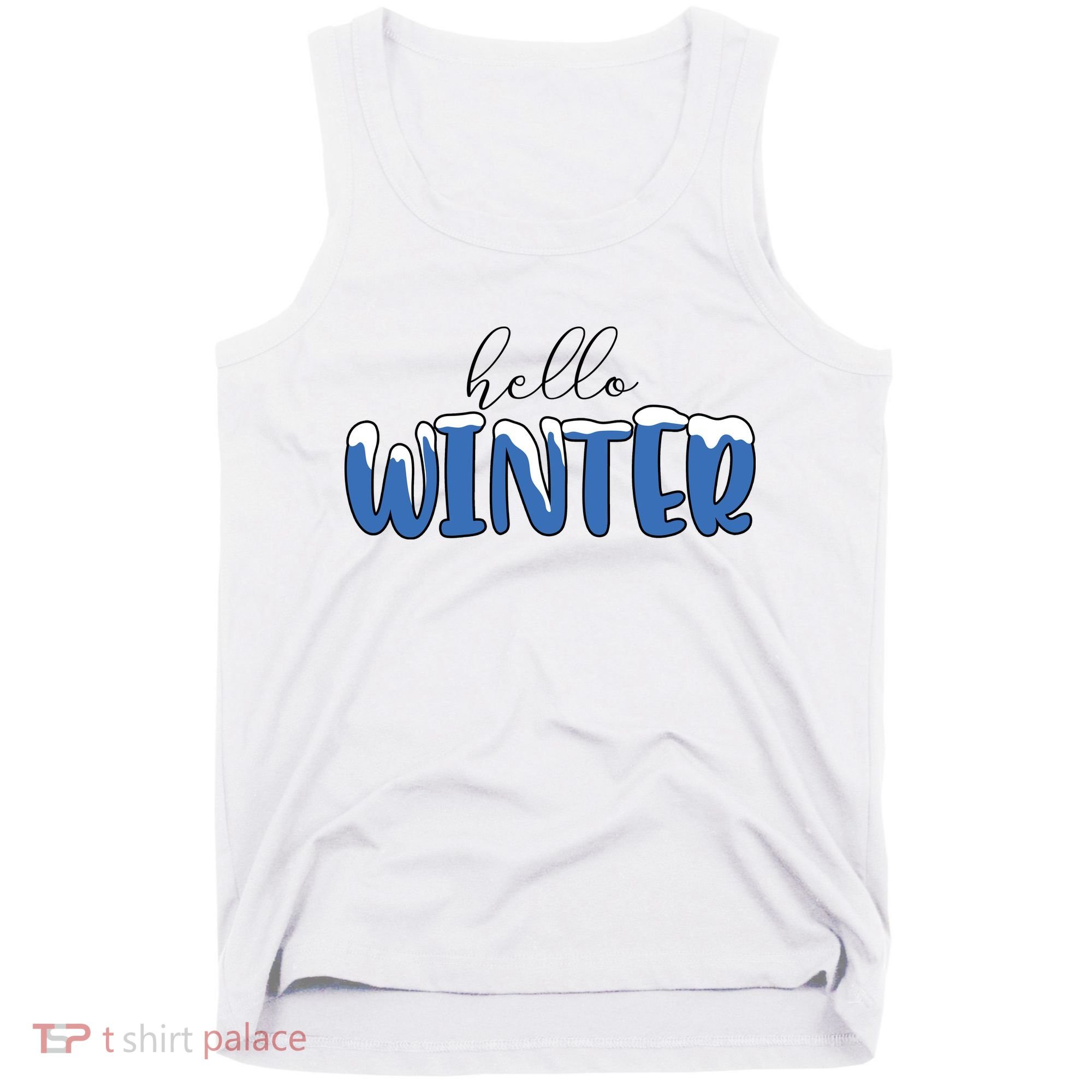 Hello Winter Holiday Season Tank Top