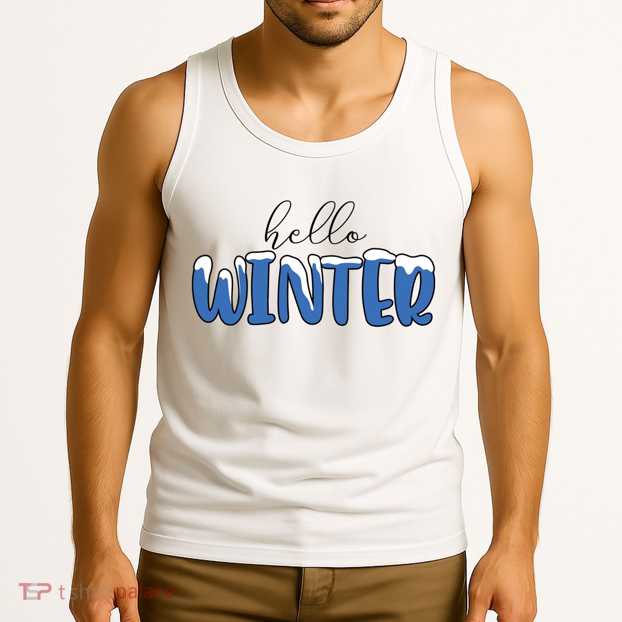 Hello Winter Holiday Season Tank Top